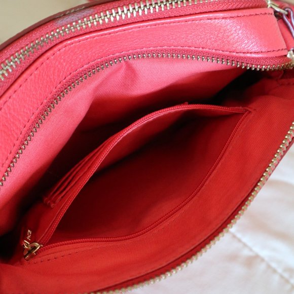 Poppy Red Fossil Crossbody Purse - Picture 13 of 16